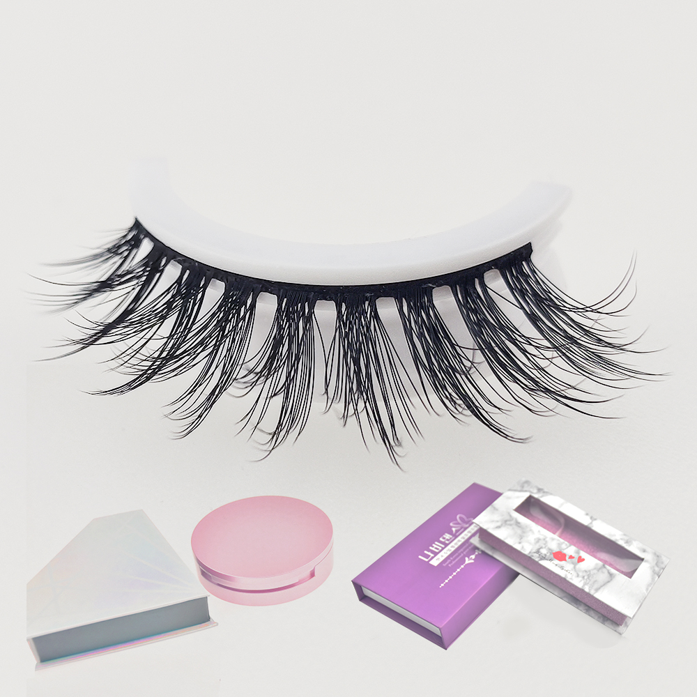 Self-adhesive strip eyelashes